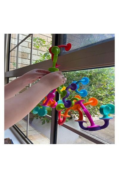 Ax Axentia 25 Pieces Vacuum Molecule Building Blocks Fidget Sensory Educational Toy