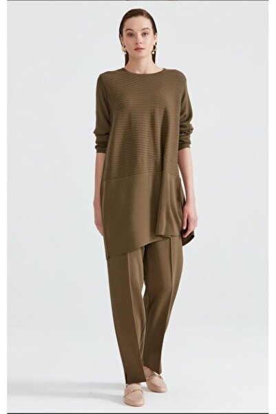 tığstore 20908 Örgü Detaylı Triko Takım Qks Takım 20908 #23-10#