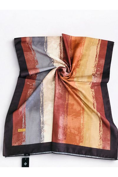 Akel Pastel Patterned Digital Soft Shawl