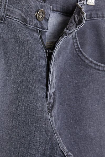 Cansın Mini Dark Gray Narrow Leg Boy Jean Trousers 16222