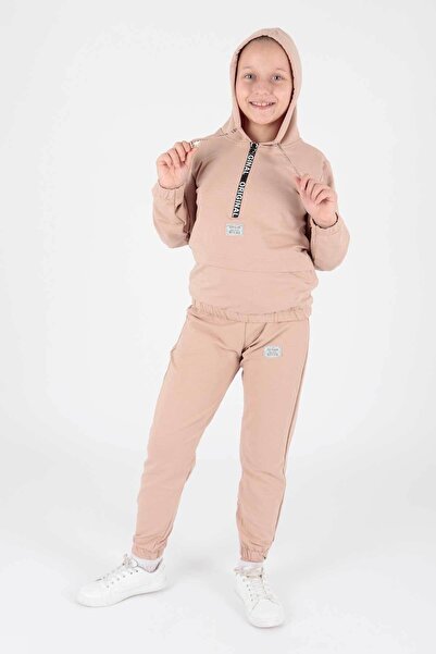 AHENGİM Mladá dívčí tepláková souprava s potiskem - Ak2233