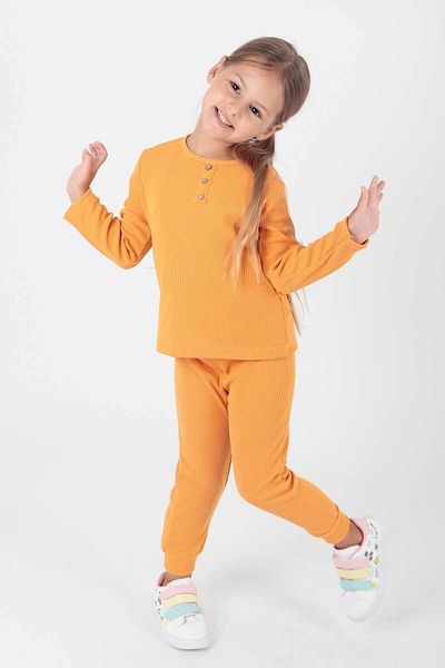 AHENGİM Girl's TrEnDy TracKsuit SEt - ButtonED Ak2204