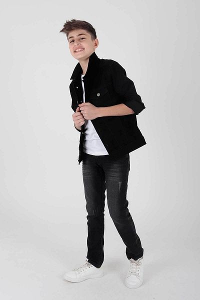 AHENGİM Jeansjacke für Jungen - Casual Fashion, Ak 22152023