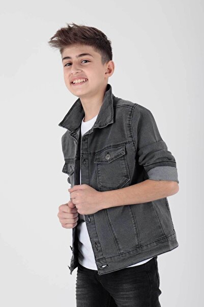 AHENGİM Boy's Jean Jacket - Casual Fashion, Ak 22145123