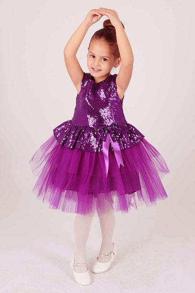 AHENGİM Trendy Girl's Evening Dress - Sequined, Ak2207 Model