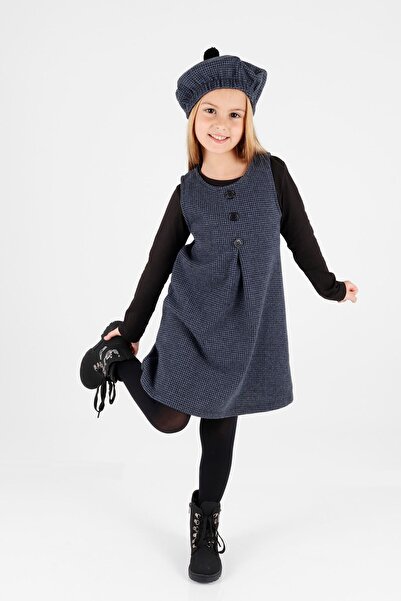 AHENGİM Lánykalapos ruha - 3 részes készlet, gombrészlet, Ak2403