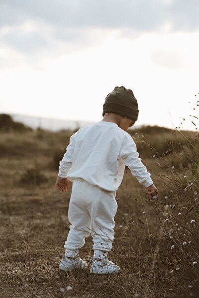 MELLS BABY Λευκό Σετ φόρμας παιδικό - μωρό