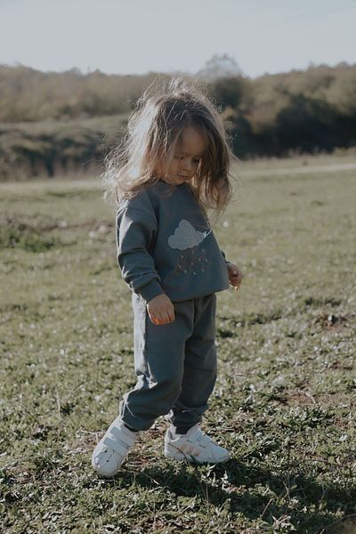 MELLS BABY Gray Tracksuit Set Kids - Baby