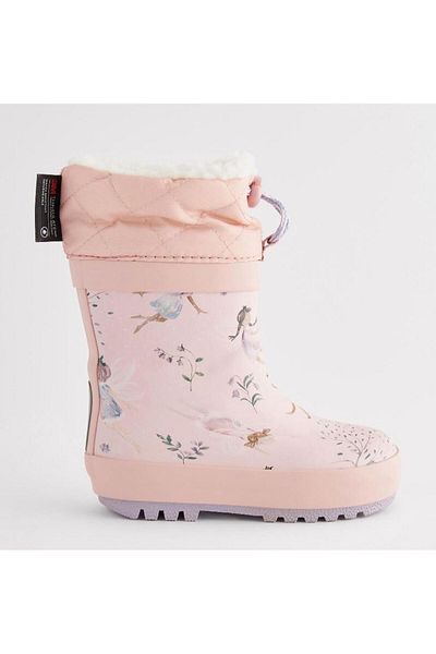Next Polar Rain Boots - Pink Fairy Pattern