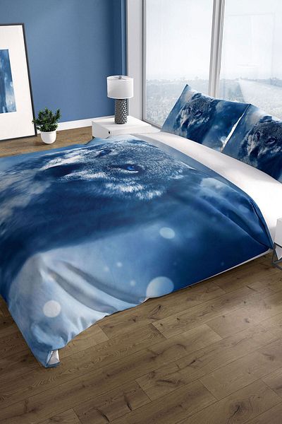 PerlaSera Strong 3d Cotton Satin Double Duvet Cover Set