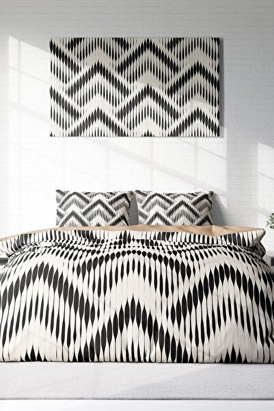 PerlaSera 3D Special Design Duvet Cover Set - Double, Tightly Woven, Cotton Satin, Knitted1