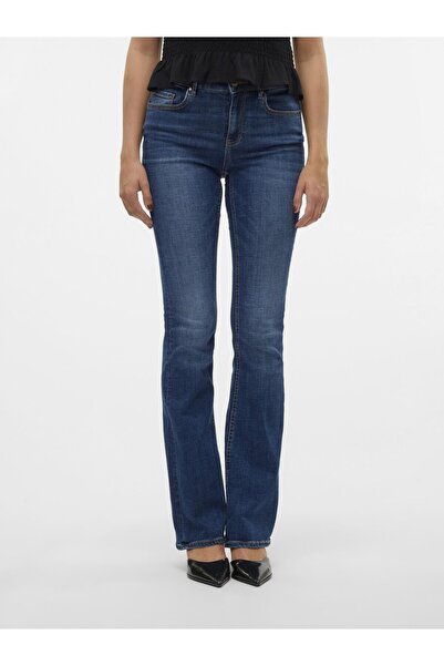 Vero Moda Skinny Jeans Vmflash Orta Bel Ausgestellt Jeans