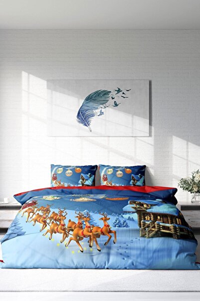 PerlaSera 3D Custom Design Duvet Cover Set - Tightly Woven Cotton Satin, Double, Ny Wish