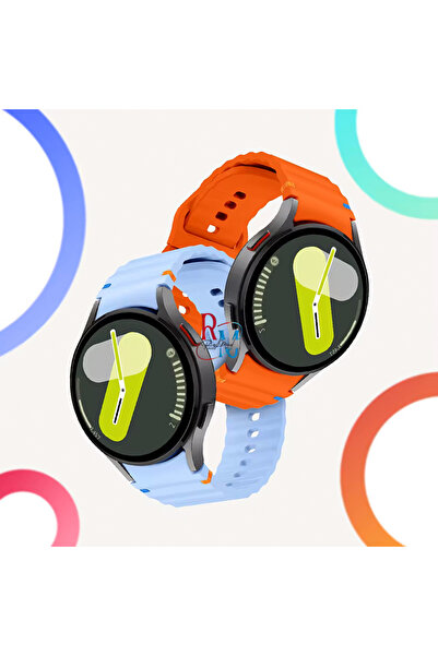 redmud teknoloji Samsung Galaxy Watch 4 5 Pro 6 7 Seri 40 44mm Classic 42 43 45 46 47mm Uyumlu Kavisli Spor Kordon