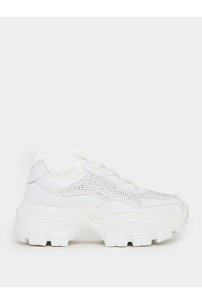 Styli Embellished Design Chunky Sneakers