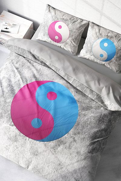 PerlaSera 3D Custom Design - Double Cotton Satin Duvet Cover Set