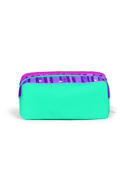 Yaygan Coral High Kids Purple Aqua Green Unicorn Patterned Set of 2 School Bags Set 0123487