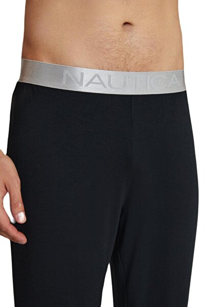 Nautica Erkek Modal Siyah Pijama Altı