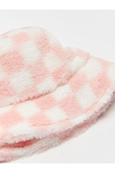 LC Waikiki Girl's Ecru Pattern Bucket Hat