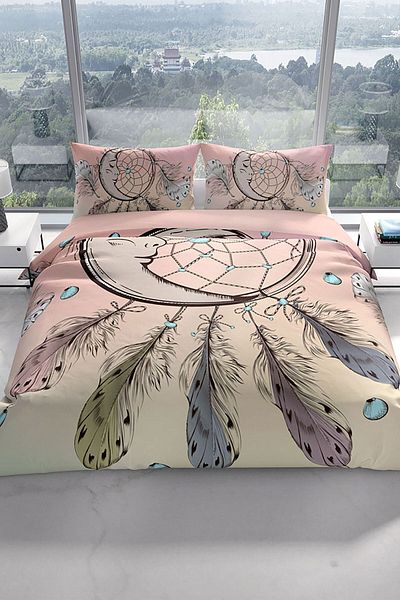 Cattleya Trap 3d Cotton Satin Double Duvet Cover Set