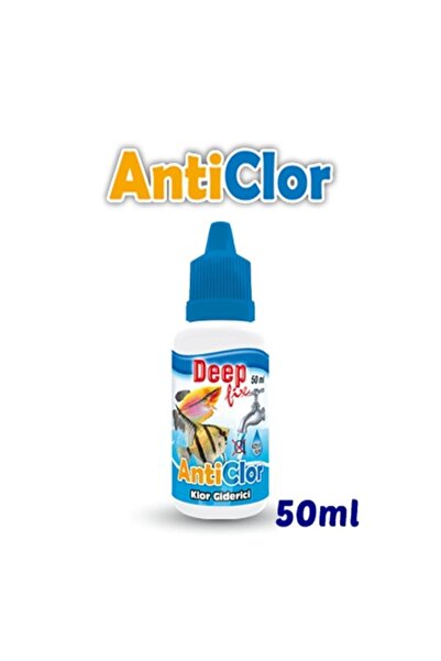 Deep Fix Anticlor Klor Giderici Akvaryum Su Düzenleyici 50ml