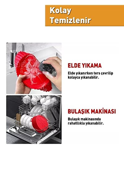 Mycl Airfryer Silikon Pişirme Kabı Hava Fritözü Kalıbı Airfrey Airfray Airfrayer Pişirme Kağıdı Silikonu