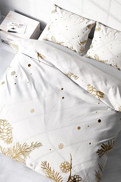 PerlaSera 3D Custom Design - Double Soft Duvet Cover Set, Sik Woven Cotton Satin