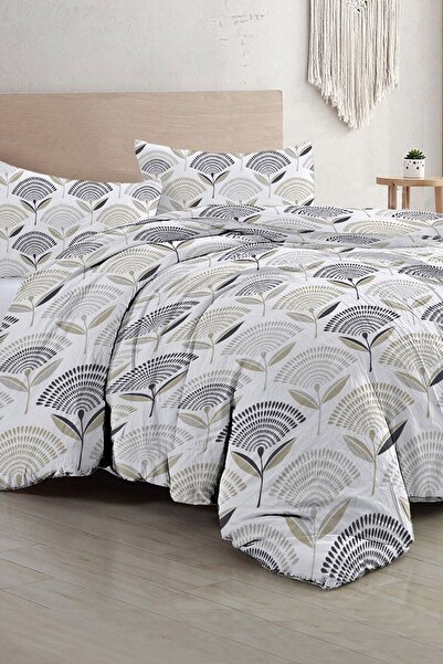 MonoHome Kıng Sıze Памучен комплект за двойно спално бельо Natura Art Deco 22...