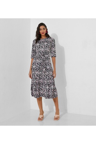 Aila Multi-color Women's Midi dress