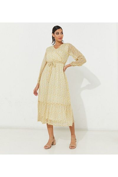 Aila Multi-color Women's Midi dress