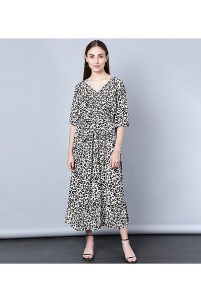 Aila Multi-color Women's Midi dress