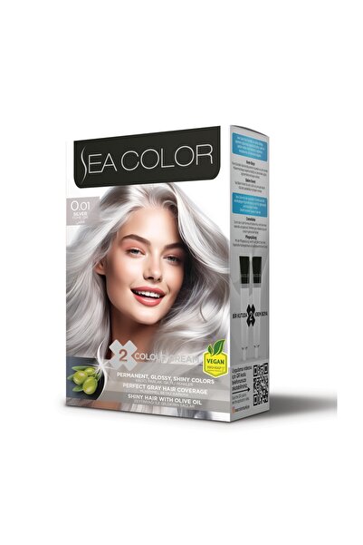 seacolor Sea Color 0.01 2 Adet Boya Oksidan Eldiven Bakım Kremi 0.01 Füme Gri