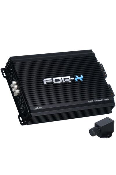 For-X 4 Kanal 4x100w Bas Kontrollü Oto Amfi Xae-604