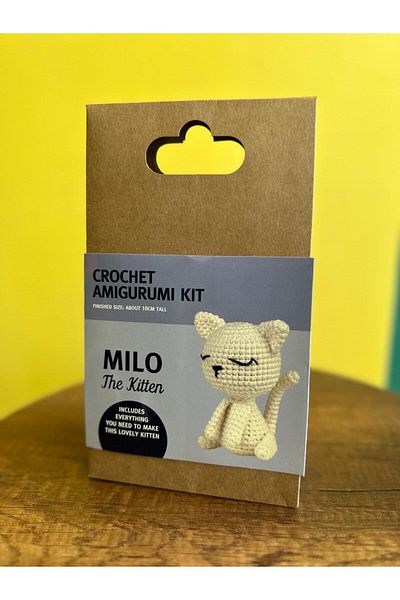 Tuva Yayıncılık Milo The Kitten Amigurumi Crochet Kit - Hello Crochet