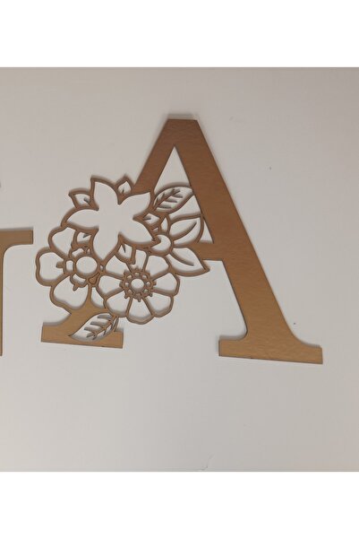 zafer uygun dekor evi Tag cicekli harf 2 adet büyük boy fiyatıdır