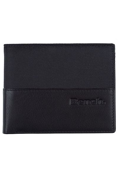 BENCH Carbon Geldbörse Leder 12 cm