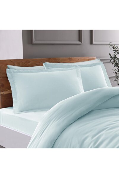 Taç Basic Ranforce Çift Kişilik Nevresim Mint