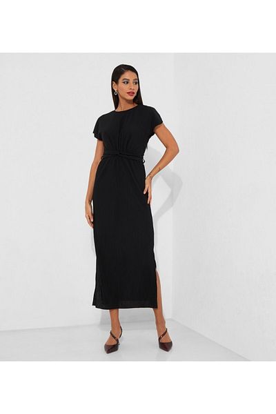 Aila Black Women's Long dress