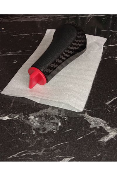 İthal BMW 6 Serie Gear Shift Knob - Forward Manual Transmission, Carbon Cornered Frame M-Tech