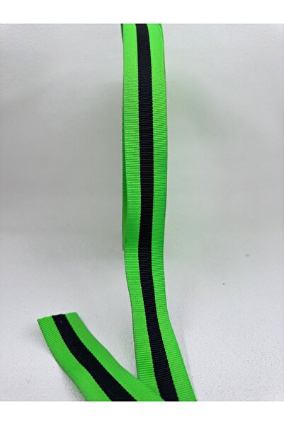 paşateks since 1995 şekil 5-метрова смугаста стрічка - 3 см зелена та чорна
