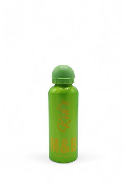 M&B WATER BOTTLE Kids Style Aluminum Water Bottle with Carrying Strap Daily Sports Outdoor Camping Water Bottle
