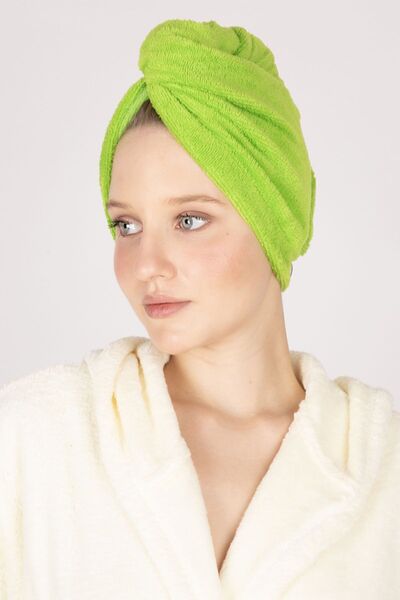 Beyzateks Tekstil Розкішний рушник для волосся з кнопками