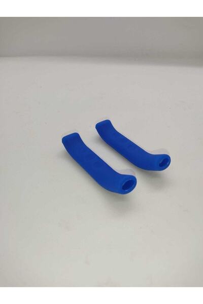 Silikon Fren Kolu Koruyucu Bisiklet, Scooter Uyumlu Mavi