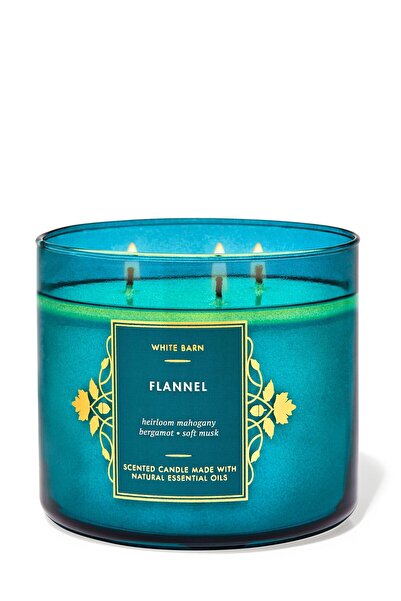 Bath & Body Works Flannel Büyük Mum 411 G