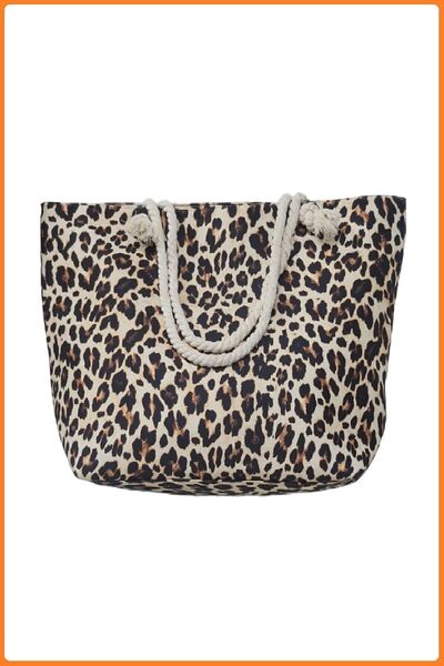 Beach Bag Leopard Pattern 38x50 Cm