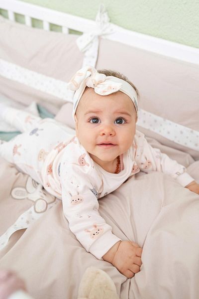 Bubbles RABBIT PRINTED SHOULDER BATTED 2-PIECE SET