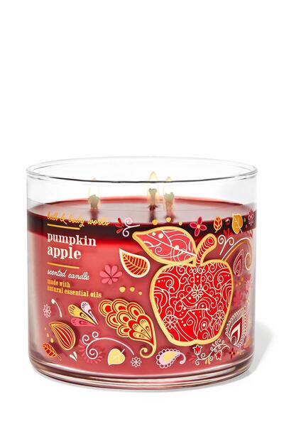 Bath & Body Works Pumpkin Apple Büyük Mum 411 G