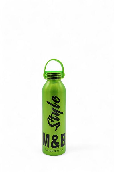 M&B WATER BOTTLE Style Carry Aluminum Flask with Handle - Water Bottle Daily Sports Outdoor Camping Water Bottle