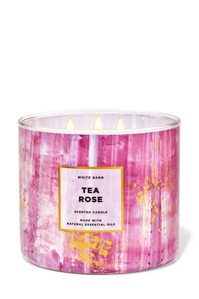 Bath & Body Works Tea Rose Büyük Mum 411 G