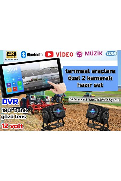 Twogo DOKUNMATİK DVR EKRAN 4K 1080P VİDEO MÜZİK TELEFON EKRAN YANSITMA 2 ADET...